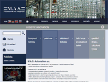 Tablet Screenshot of mas-as.cz